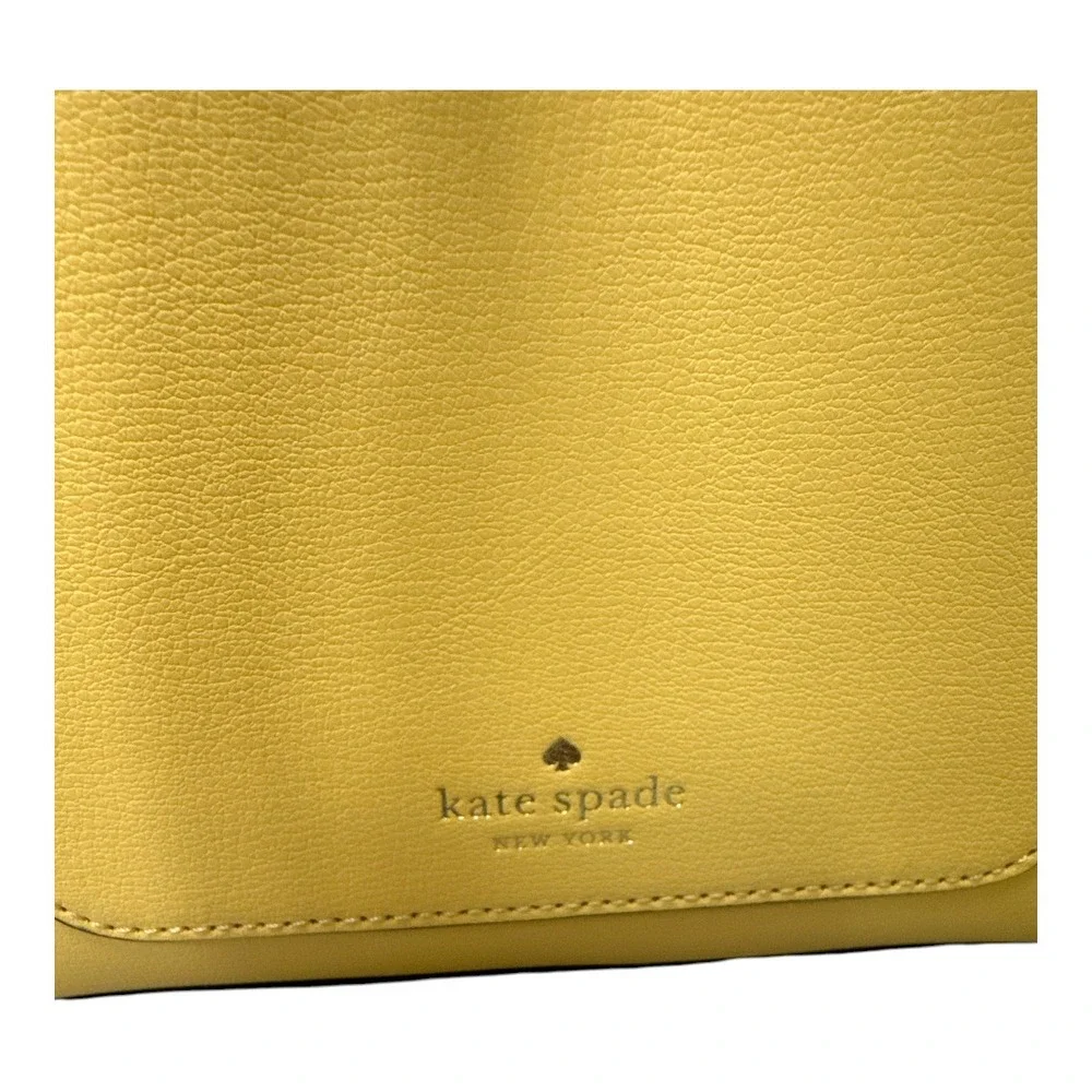 Kate Spade New York Daybreak Yellow‎ Medium Adel Refined Grain Leather Backpack